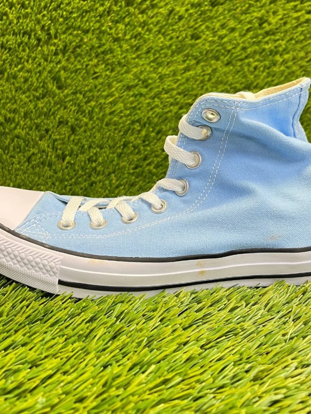 Converse Chuck Taylor All Star Hi Mens Size 8 Blue Athletic Skate Shoes Sneakers - Picture 4 of 11